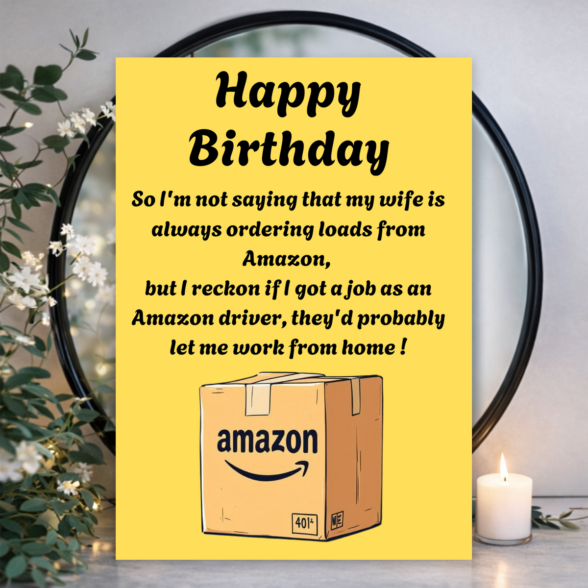 Funny Happy Birthday Card - 011