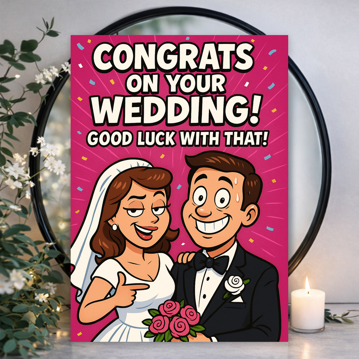 Funny Wedding Card - 034
