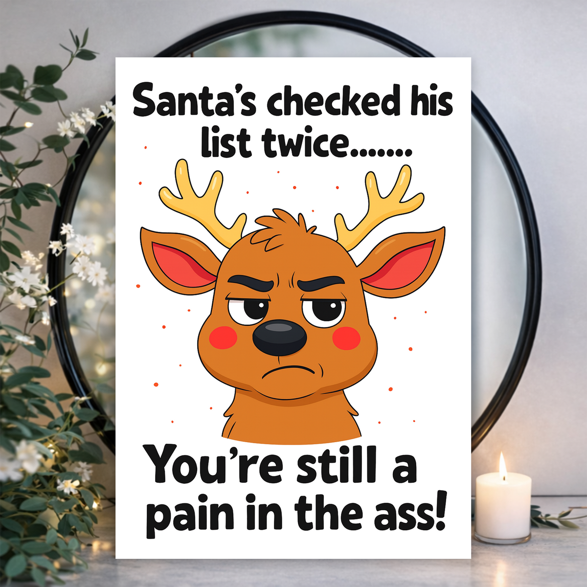 Funny Christmas Card - 084