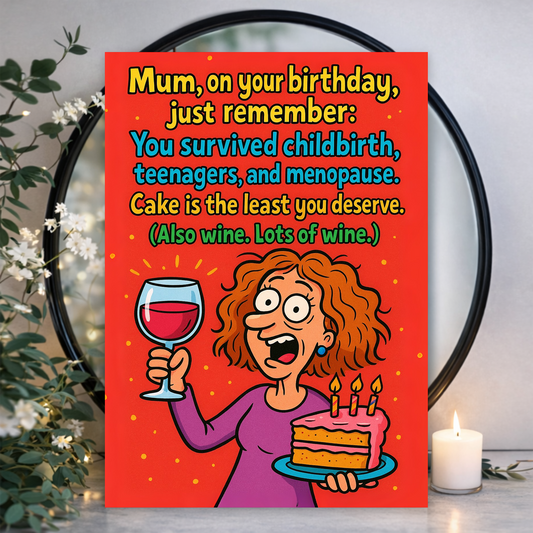 Funny Birthday Card - 052