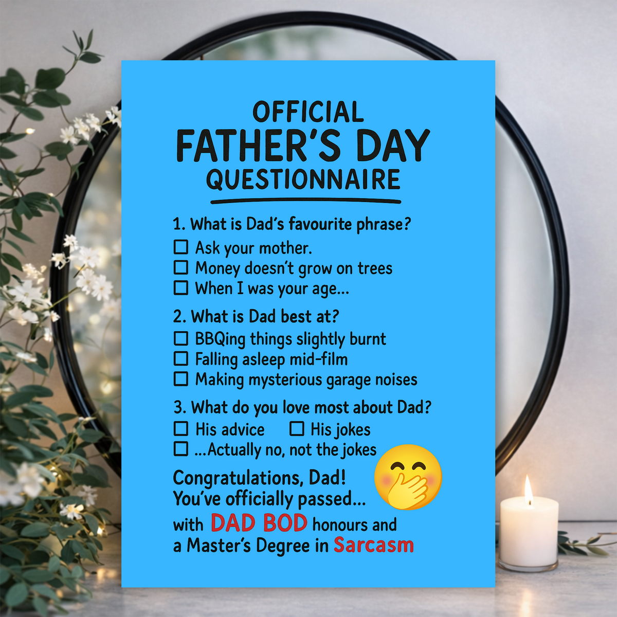 Funny Father's Day Card - 069