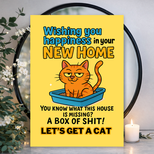 Funny House Moving Card - 082