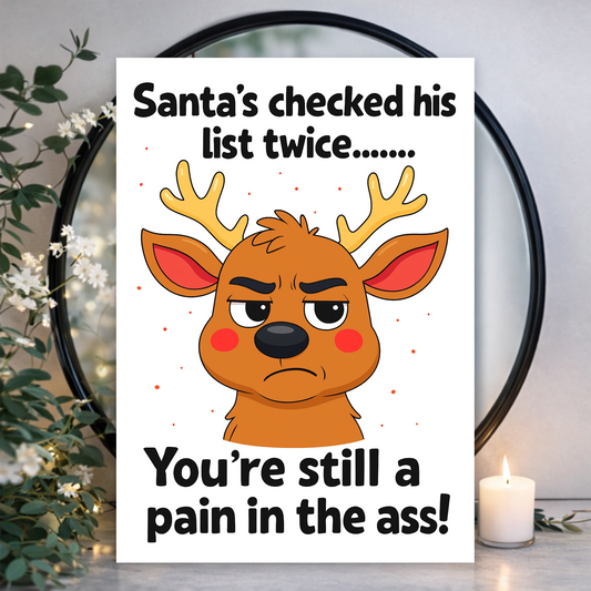 Funny Christmas Card - 084